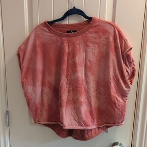 Oversized Converse Pink Tie-Dye Women's Top Sz.L